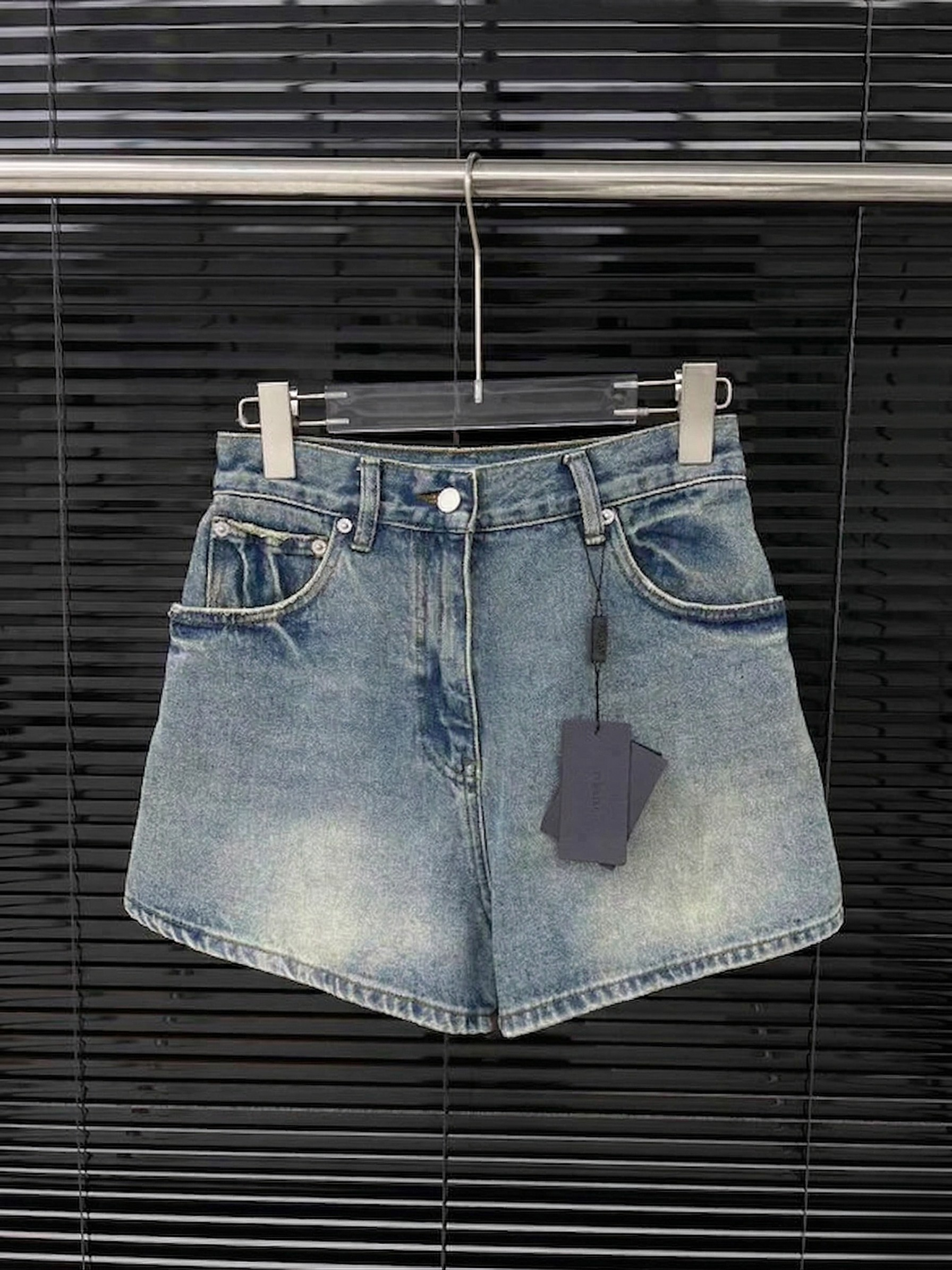 Denim shorts