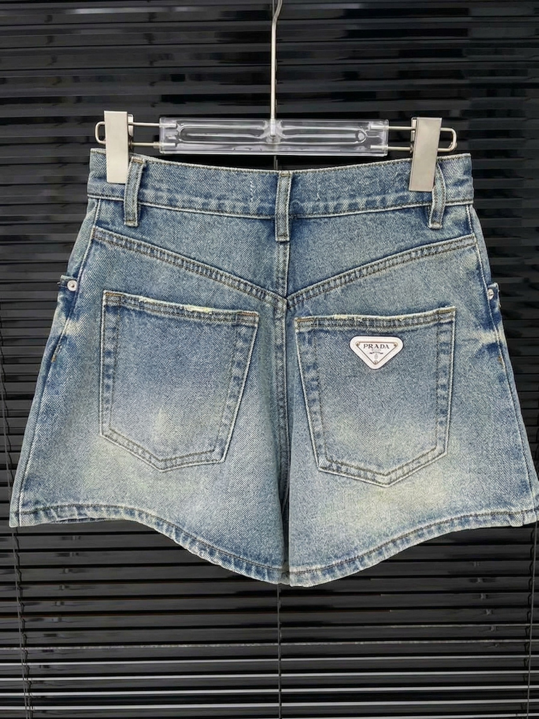 Denim shorts
