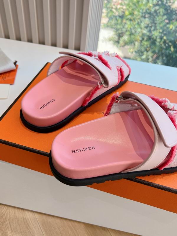 Leather Summer Slides