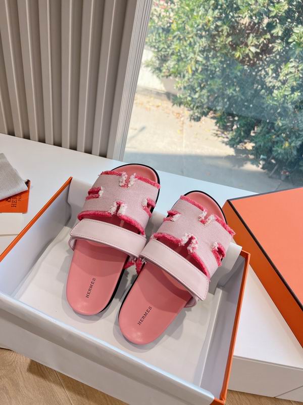 Leather Summer Slides