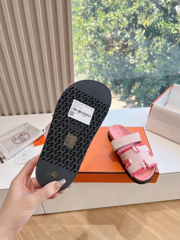 Leather Summer Slides