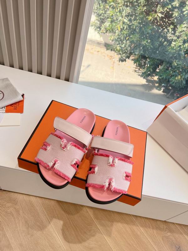 Leather Summer Slides