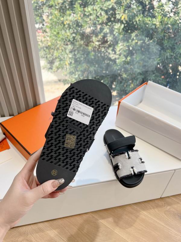 Leather Summer Slides