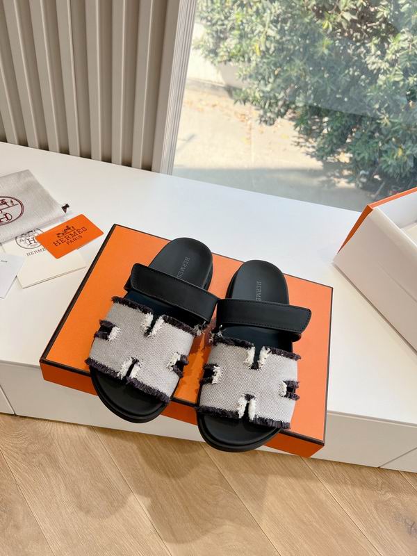 Leather Summer Slides