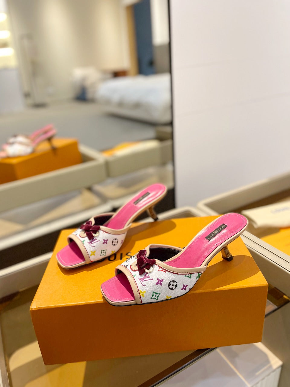 Kitten Heeled Sandals