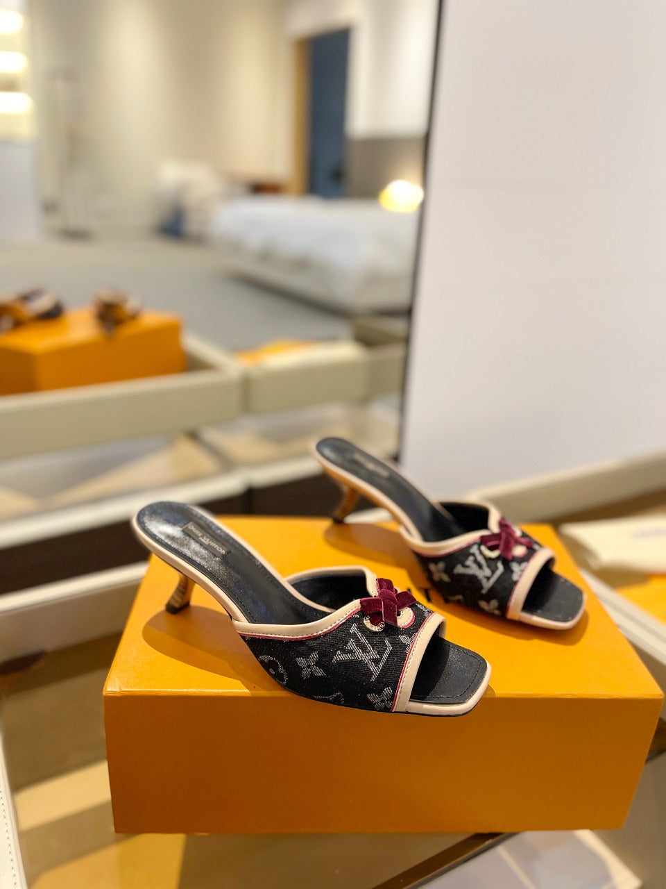 Kitten Heeled Sandals