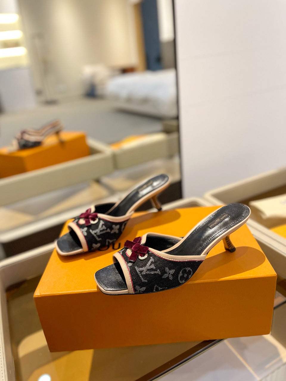 Kitten Heeled Sandals