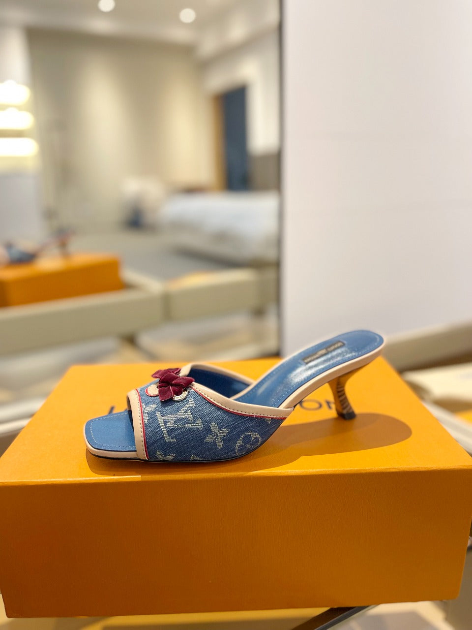 Kitten Heeled Sandals