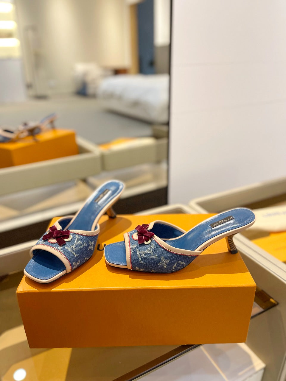 Kitten Heeled Sandals