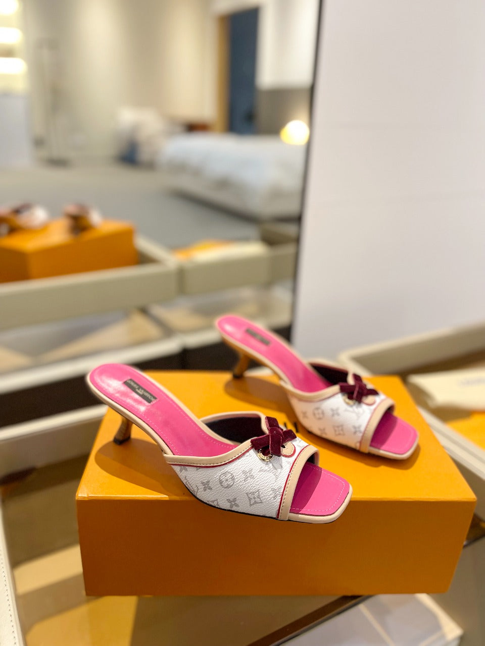 Kitten Heeled Sandals