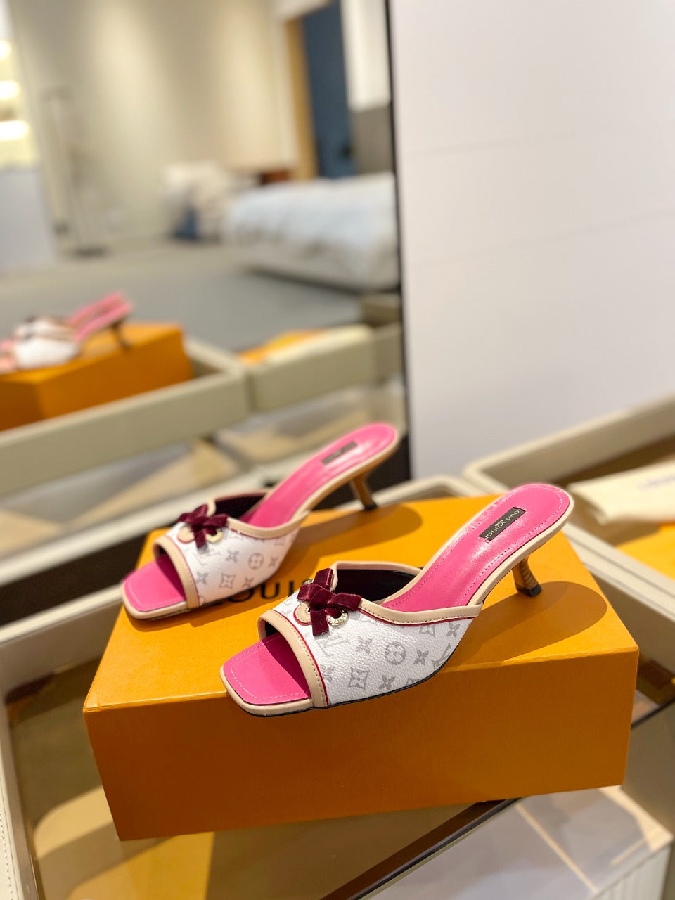 Kitten Heeled Sandals