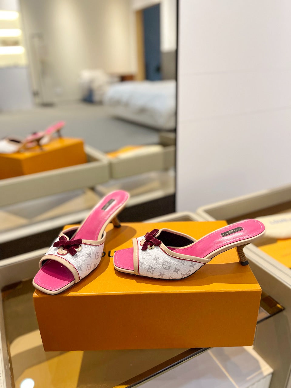 Kitten Heeled Sandals