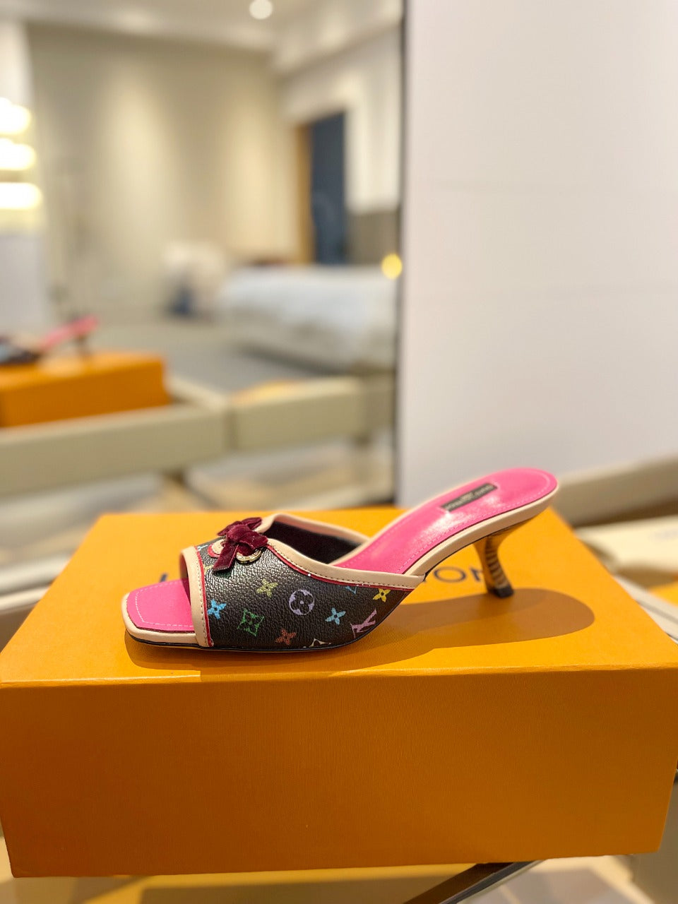 Kitten Heeled Sandals